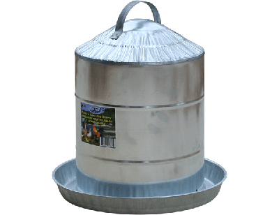 Galvanized Poultry Fountain 5 gal